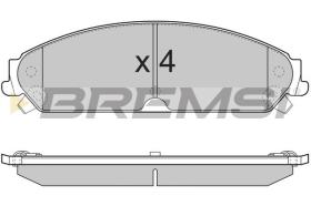 BREMSI BP3277 - PASTILLAS DE FRENO LANCIA, DODGE, CHRYSLER