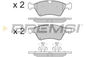 BREMSI BP3279 - PASTILLAS DE FRENO MERCEDES-BENZ