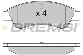 BREMSI BP3286 - PASTILLAS DE FRENO FIAT, PEUGEOT, CITROEN