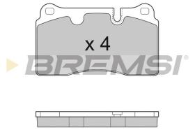 BREMSI BP3288 - PASTILLAS DE FRENO LAND ROVER