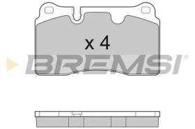 BREMSI BP3289 - PASTILLAS DE FRENO VW, AUDI