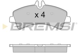 BREMSI BP3291 - PASTILLAS DE FRENO MERCEDES-BENZ, VW