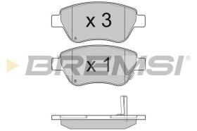 BREMSI BP3294 - PASTILLAS DE FRENO OPEL