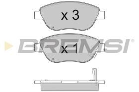 BREMSI BP3295 - PASTILLAS DE FRENO OPEL