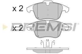 BREMSI BP3297 - PASTILLAS DE FRENO FORD, VOLVO, LAND ROVER