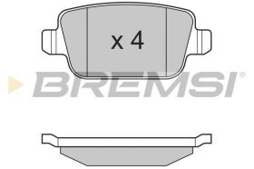 BREMSI BP3300 - PASTILLAS DE FRENO FORD, VOLVO, LAND ROVER