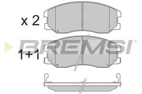 BREMSI BP3303 - PASTILLAS DE FRENO OPEL, VAUXHALL, CHEVROLET