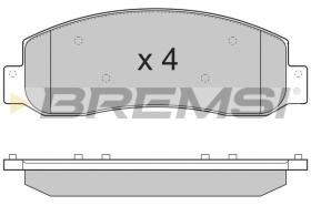 BREMSI BP3306 - PASTILLAS DE FRENO FORD