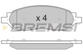 BREMSI BP3307 - PASTILLAS DE FRENO FORD USA