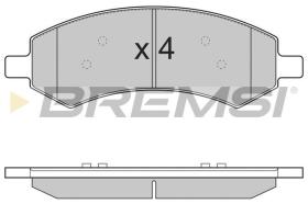 BREMSI BP3310 - PASTILLAS DE FRENO RAM, DODGE