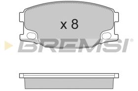 BREMSI BP3318 - PASTILLAS DE FRENO MITSUBISHI CANTER