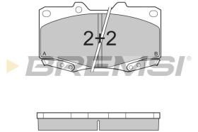 BREMSI BP3319 - PASTILLAS DE FRENO TOYOTA