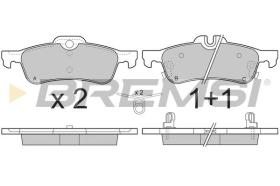 BREMSI BP3320 - PASTILLAS DE FRENO TOYOTA, DAIHATSU