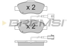 BREMSI BP3325 - PASTILLAS DE FRENO FIAT, FORD