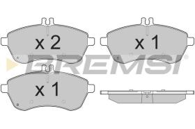 BREMSI BP3327 - PASTILLAS DE FRENO MERCEDES-BENZ