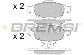 BREMSI BP3329 - PASTILLAS DE FRENO RENAULT, PEUGEOT, CITROEN, DS