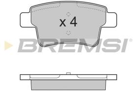 BREMSI BP3331 - PASTILLAS DE FRENO CITROEN