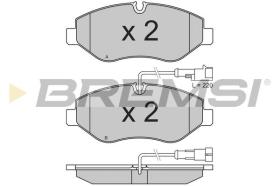 BREMSI BP3334 - PASTILLAS DE FRENO NISSAN