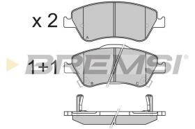 BREMSI BP3339 - PASTILLAS DE FRENO TOYOTA