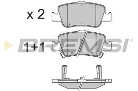 BREMSI BP3341 - PASTILLAS DE FRENO TOYOTA