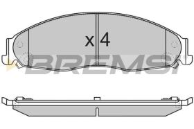 BREMSI BP3344 - PASTILLAS DE FRENO CADILLAC