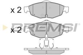 BREMSI BP3346 - PASTILLAS DE FRENO DODGE, CHRYSLER