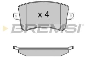 BREMSI BP3349 - PASTILLAS DE FRENO AUDI