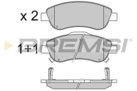 BREMSI BP3352 - PASTILLAS DE FRENO HONDA