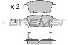 BREMSI BP3353 - PASTILLAS DE FRENO HONDA