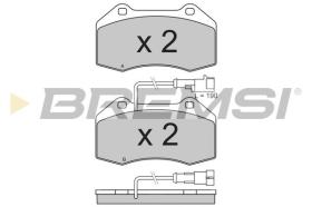 BREMSI BP3354 - PASTILLAS DE FRENO ALFA ROMEO, ABARTH