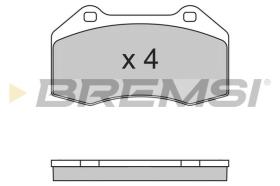 BREMSI BP3355 - PASTILLAS DE FRENO RENAULT