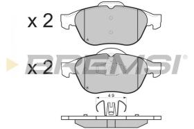 BREMSI BP3356 - PASTILLAS DE FRENO RENAULT