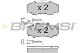 BREMSI BP3357 - PASTILLAS DE FRENO NISSAN