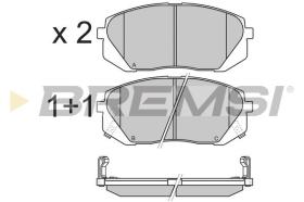 BREMSI BP3358 - PASTILLAS DE FRENO KIA, HYUNDAI