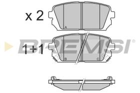 BREMSI BP3359 - PASTILLAS DE FRENO KIA