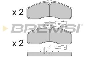 BREMSI BP3360 - PASTILLAS DE FRENO NISSAN