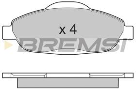 BREMSI BP3364 - PASTILLAS DE FRENO PEUGEOT