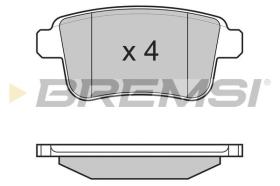 BREMSI BP3368 - PASTILLAS DE FRENO MERCEDES-BENZ, RENAULT