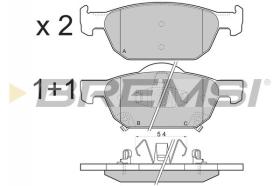 BREMSI BP3369 - PASTILLAS DE FRENO HONDA