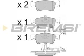 BREMSI BP3372 - PASTILLAS DE FRENO VW