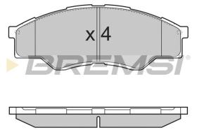 BREMSI BP3375 - PASTILLAS DE FRENO TOYOTA