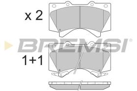 BREMSI BP3381 - PASTILLAS DE FRENO TOYOTA