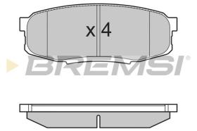 BREMSI BP3382 - PASTILLAS DE FRENO TOYOTA