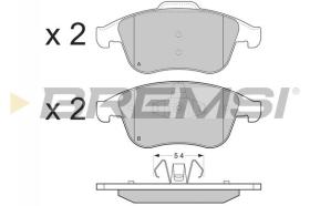 BREMSI BP3383 - PASTILLAS DE FRENO RENAULT