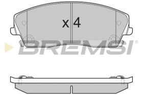 BREMSI BP3389 - PASTILLAS DE FRENO LANCIA, DODGE, CHRYSLER