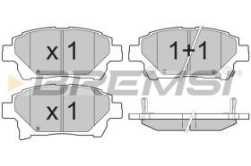 BREMSI BP3393 - PASTILLAS DE FRENO TOYOTA, ASTON MARTIN