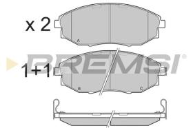 BREMSI BP3399 - PASTILLAS DE FRENO DODGE, CHEVROLET