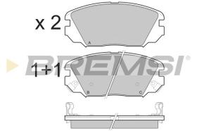 BREMSI BP3401 - PASTILLAS DE FRENO KIA, HYUNDAI