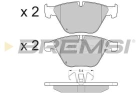 BREMSI BP3403 - PASTILLAS DE FRENO BMW