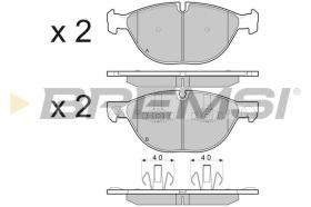 BREMSI BP3409 - PASTILLAS DE FRENO BMW